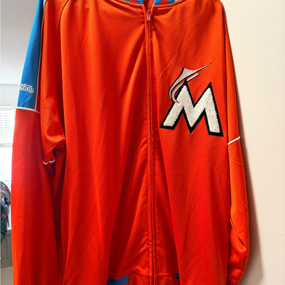 Stitches Bright Orange Athletic Jacket